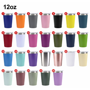 SilverJet Stainless Steel Tumbler 12oz 16oz Double Wall Vacuum Insulated With Lid Custom Logo Portable Travel Mug - Product Image 3