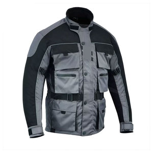 แจ็กเก็ตหนังคาร์ดูราสำหรับผู้ชายเสื้อแจ็คเก็ตมอเตอร์ไซด์แบบทีมสำหรับฤดูหนาวระบายอากาศใส่สบาย - Product Image 2