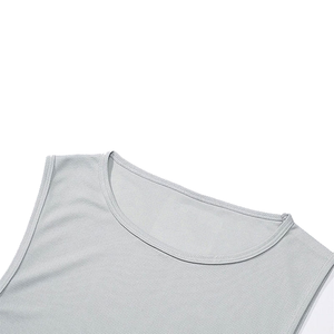 Personnalisé Muscle Fitness Musculation Gym Vêtements Homme Sans Manches Imprimer Blanc Singlets Stringers Hommes Débardeur - Product Image 6