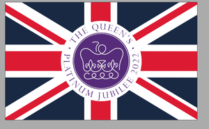 Bandera <span class=keywords><strong>de</strong></span> <span class=keywords><strong>la</strong></span> <span class=keywords><strong>Reina</strong></span> británica, estándar real, Reino Unido, gran británico, gran británico, Elizabeth II, 3x5 pies, pie, 100% poliéster, 100D, resistente a los rayos UV - Product Image 5