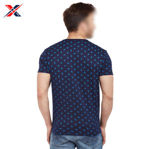 Blue Color Comfortable Best Selling 100% Cotton Worsted Highest Quality Reusable <b>Men</b> T-<b>Shirts</b> 2025 - Product Image 2