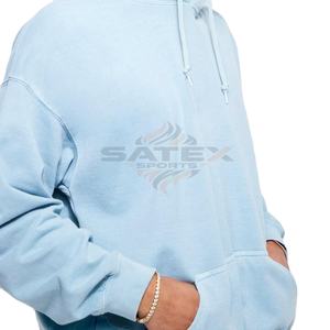 Meilleur prix pour les sweats à capuche en molleton délavé à l'acide d'hiver, broderie appliquée, design moderne et élégant, coupe confortable, service OEM - Product Image 3