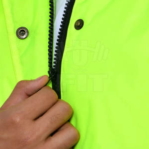 Veste de travail imperméable pour hommes OEM 2024, vêtements de travail industriels en polyester personnalisables pour la sécurité hivernale - Product Image 6