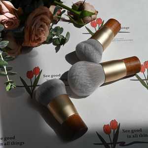 Propre marque personnalisée de haute qualité en bambou carbonisé grande peinture en poudre vente à chaud unique ensemble de maquillage brun cheveux synthétiques synthétiques - Product Image 1