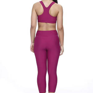 Colección 2024 Conjunto de yoga sin costuras de dos piezas transpirable de estilo único de alta moda para mujer Superventas a precio mayorista - Product Image 4