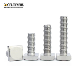 Pernos de cabeza cuadrada de acero al carbono ASTM M2 a M33 Tamaños métricos - Product Image 4