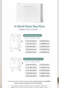 Op voorraad Luxe Zwarte Papieren Shoppertas met Aangepast Logo Lage Minimum Bestelhoeveelheid voor Promotie, Cadeau & Retail Gebruik - Product Image 5