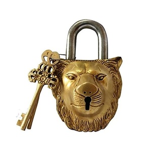 Venta directa de fábrica fabricante de candados de búho de metal aspecto vintage con 2 llaves y uso decorativo (verde) - Product Image 5