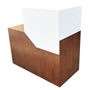 Mostrador de Recepción Compacto y Duradero de 1.2m con Cajones, Diseño Moderno y Minimalista para Hoteles, Escuelas, Hospitales y Oficinas - BLT68018 - Product Image 1