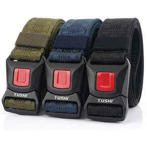 Ceinture tactique robuste sangle réglable personnalisée vêtements utilitaires d'extérieur boucle confortable en nylon Durable conception directe d'usine - Product Image 1