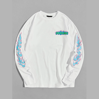 T-shirt pour homme, nouvelle mode, qualité supérieure, 100% coton, coupe classique, manches longues, col rond, écologique, respirant, vêtements d'hiver, personnalisable