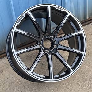 Rueda de Aluminio Fundido con Acabado Negro Brillante, 5 Orificios, 5x112 5x130, 19-22 Pulgadas, Multirradio, Nueva para Automóvil de Pasajeros - Product Image 4