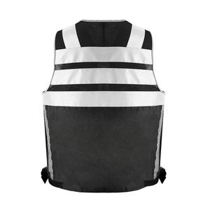 Chaleco de Trabajo de Alta Visibilidad - Ropa de Seguridad Fluorescente con Detalles Reflectantes, Transpirable, Lavado, Diseño Informal, Impermeable y Cortavientos - Product Image 4