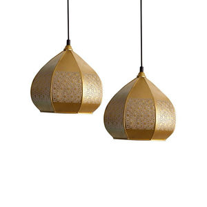 Handmade Golden Iron Moroccan Modern Style Hanging Lantern Lamp Vintage Metal Decorative <b>Pendant</b> <b>Light</b> for Home Decoration - Product Image 6