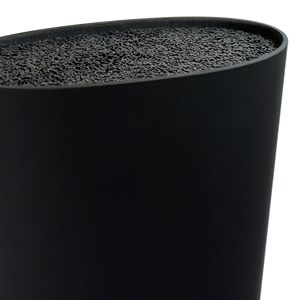 Portacoltelli. 15,6 x 6,6 x 22 cm. Nero. Morbido al tatto. - Product Image 2
