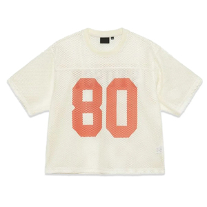 Vente en gros Maillot de football américain en maille de camouflage brodé Maillot d'entraînement de rugby à manches courtes respirant pour hommes - Product Image 3