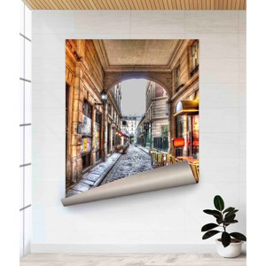 Impresión de arte callejero de Rue Saintandre Des Paris: lienzo estilo vitral, póster enrollado - Product Image 1