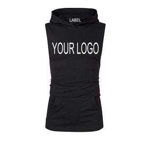 Wholesale Custom logo Cotton <b>Running</b> <b>Singlet</b> Muscle Athletic Shirts Sleeveless Fitness Wear Workout Men Gym Tank Top for Men - Product Image 4