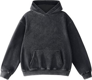 Acid <b>Wash</b> Women's & Men's Super Soft Pullover Hoodie-Oversized Plus Size Autumn/Winter Fashion Sweatshirt - Product Image 1