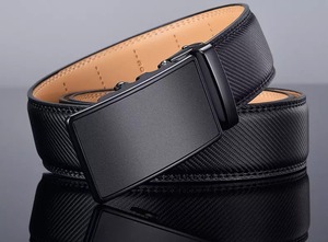 Cinturón de vestir de cuero genuino Unisex de alta calidad, cinturón de moda informal con hebilla de acero, longitud personalizada para hombres y mujeres - Product Image 6