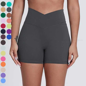 Pantalones cortos de motociclista para gimnasio, pantalones cortos personalizados para mujer, novedad de verano, pantalones cortos de secado rápido, Sexy, elásticos, cintura alta, cadera, venta al por mayor, moda en blanco - Product Image 6