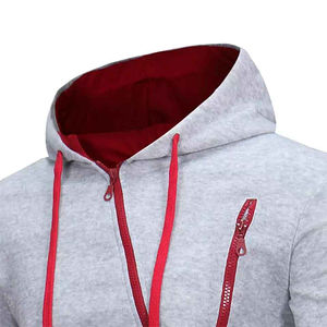 Sudadera con capucha de lana de algodón para hombre, ajustada, personalizada, patrón de diseñador 3D, estampado de soplo, característica anticontracción, liso, antiretráctil - Product Image 6
