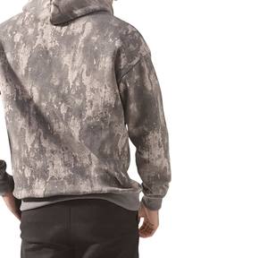 Pull à Capuche en Polaire pour Homme, Séchage Rapide, Respirant, Coupe Régulière, Polyester/Coton, Ourlet Brut sur le Devant, Longueur Régulière, Décontracté - Product Image 1