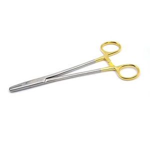 Porte-aiguilles manuel en acier inoxydable, instrument chirurgical réutilisable, stérilisation à haute température pour une suture sécurisée et précise - Product Image 1