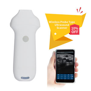 Portabel 16/20 MHz frekuensi tinggi nirkabel <span class=keywords><strong>Ultrasound</strong></span> Probe Linear WiFi konektivitas mendukung IOS Android-untuk sabun medis logam - Product Image 1