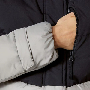 Parka hinchada Explorer OEM de calidad superior para mujer Terrazzo, capucha ajustada con cordón y chaqueta acolchada de invierno con burbujas para mujer - Product Image 3