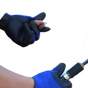 Gants de sécurité au travail résistants à la chaleur et à l'usure Gants de soudage TIG en cuir de vachette Protection de la paume Gants de pêche en plein air unis - Product Image 3