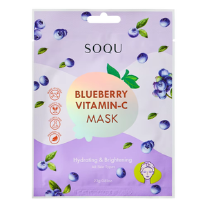 Masque vitaminé (5/BOÎTE) SOQU MASQUE HYDRATANT ET ÉCLAIRCISSANT À LA VITAMINE C ET À LA MYRTE _K beauty - Product Image 1