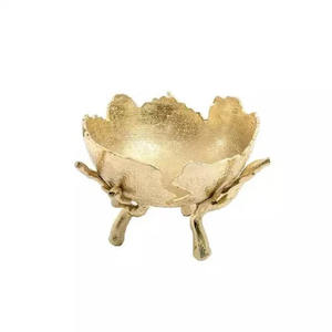 Nouveaux saladiers décoratifs en métal avec ensemble de serveur nouveau Design accessoires de cuisine vaisselle domestique bol fait main à vendre - Product Image 6