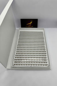 12D XL Tray Handmade Premade Volume Lashes <b>Synthetic</b> <b>Hair</b> Pointy Base Loose Natural Long VIETKINGLASH Eyelash Extensions - Product Image 6