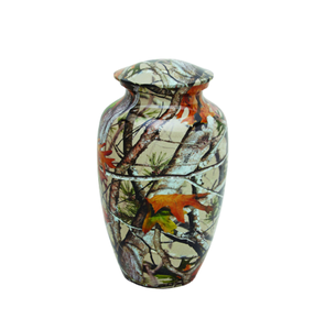 Urna para adultos de aluminio impresa con tema de tortuga de 10,5 pulgadas, salpicaduras de Color en la parte trasera para cenizas sagradas, urna de Metal - Product Image 3