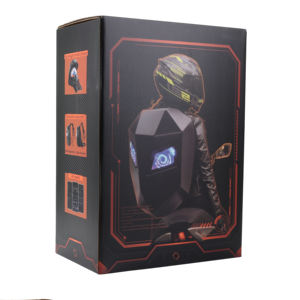 Sac à dos de sport pour moto de luxe imperméable de haute qualité avec écran LED dynamique USB et matériau en microfibre - Product Image 4