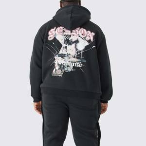 Sweat-shirts à capuche unisexes vintage de sport de haute qualité, épais, doublés polaire, avec impression DTF, surdimensionnés, fabriqués par un fabricant, 100% coton - Product Image 2