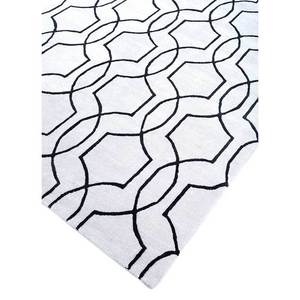 Alfombra Contour Ivory de Lana y Viscosa Hecha a Mano, Estilo Boho, Forma Rectangular para Sala de Estar, Dormitorio o Pasillo -TNQ-294 - Product Image 2
