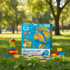 Set de Rompecabezas Bluey 4 en 1 de 12, 15, 20 y 24 Piezas para Niños - Product Image 3