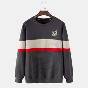 Personnalisé deux tons de couleur hommes basiques coton mélangé sweat vêtements de rue hommes couleur claire vêtements d'hiver sweats chauds - Product Image 1