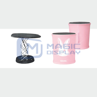 Table de podium d'exposition portable personnalisée, stand de comptoir d'exposition, tables de promotion en tissu pliable en aluminium Pop up