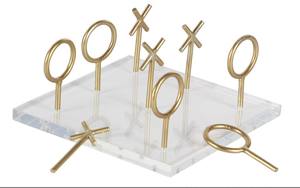 Escultura decorativa para juegos de Tic Tac Toe para decoración de sala de estar, escultura de juegos de Tic Tac Toe de mármol de alta calidad para mesa - Product Image 3