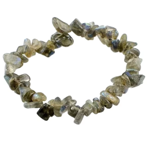 Pulsera de virutas de cuarzo rosa natural al por mayor, piedras preciosas curativas y cristales de cristal y piedras preciosas, tipo Ágata y amatista - Product Image 5