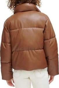 2025แจ็คเก็ตขนเป็ดผู้หญิงแบบลำลอง, สีพื้นกันลมและระบายอากาศได้ดีไนลอนแท้กระบวนการดิบ - Product Image 3