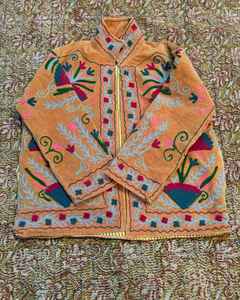 High Quality New Pattern <b>Velvet</b> Suzani Embroidered Unisex <b>Jacket</b> Coat Boho Hippie Indian Style Winter Wear for <b>Women</b> - Product Image 2