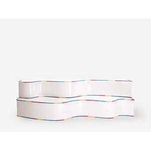 Sofá Individual Superonda de Estilo Contemporáneo y Lujo Ligero, Mueble de Plástico para Sala de Estar o Apartamento - Product Image 1