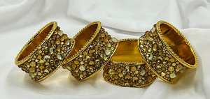 Ronds de serviette, ronds de serviette en rotin, ronds de serviette en osier, décor de table - Product Image 6