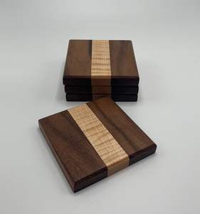2024 New Designer Cup <b>Mat</b> Tea Wood Wooden coaster 4 Pcs Set Table Decoration & Accessories Non Slip Anti Skid <b>Mats</b> & <b>Pads</b> - Product Image 6