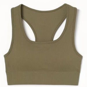 Nouveau soutien-gorge de sport respirant à maintien élevé personnalisé de qualité supérieure pour femmes, léger en Spandex/Nylon - Product Image 3