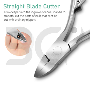 กรรไกรตัดเล็บสำหรับตัดเล็บเท้าแบบหนาจับง่ายเครื่องมือทำเล็บมือเล็บเท้า - Product Image 4